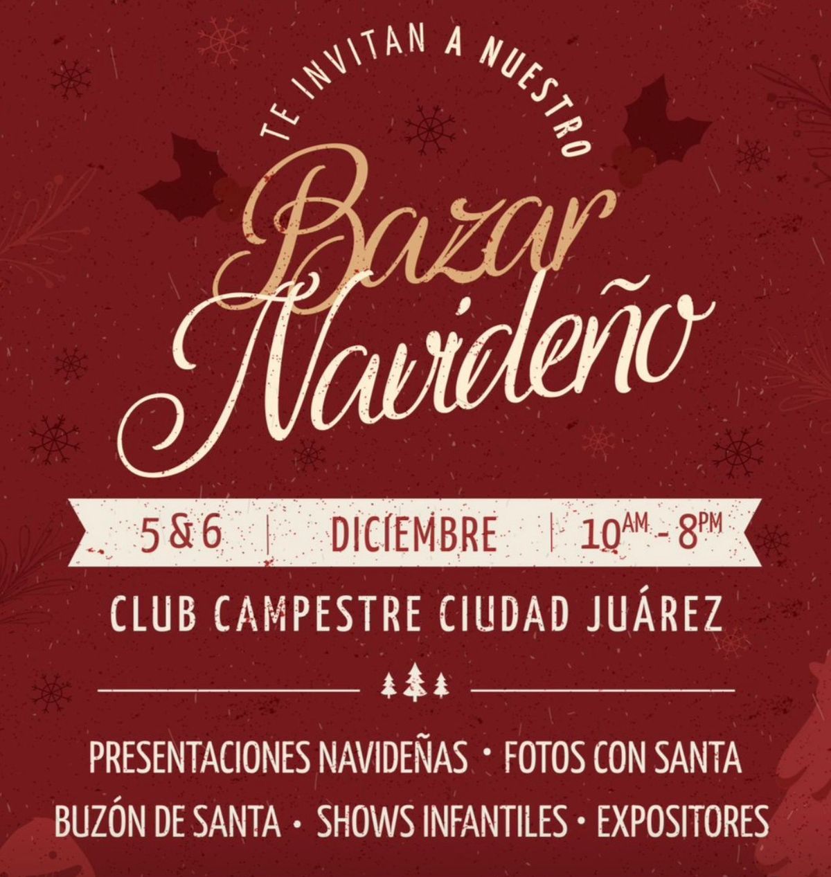 Bazarcito Navidad Campestre