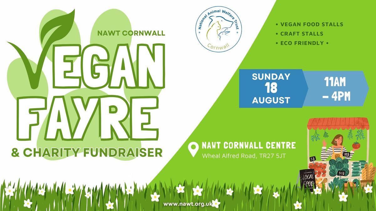 Vegan Fayre and Charity Fundraiser!