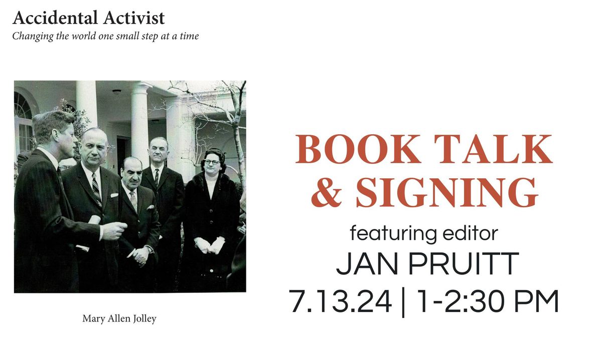 Jan Pruitt for Mary Allen Jolley \u2022 Book Talk & Signing