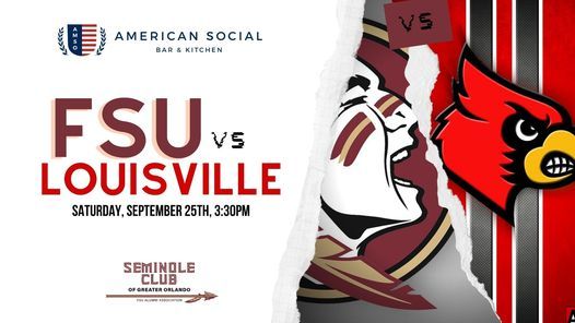 SCGO American Social Game Watch: FSU vs Louisville