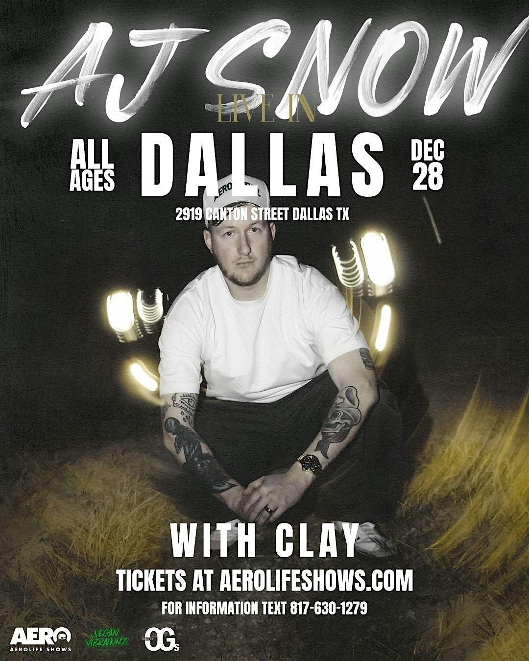 CLAY live in Dallas, TX December 28th