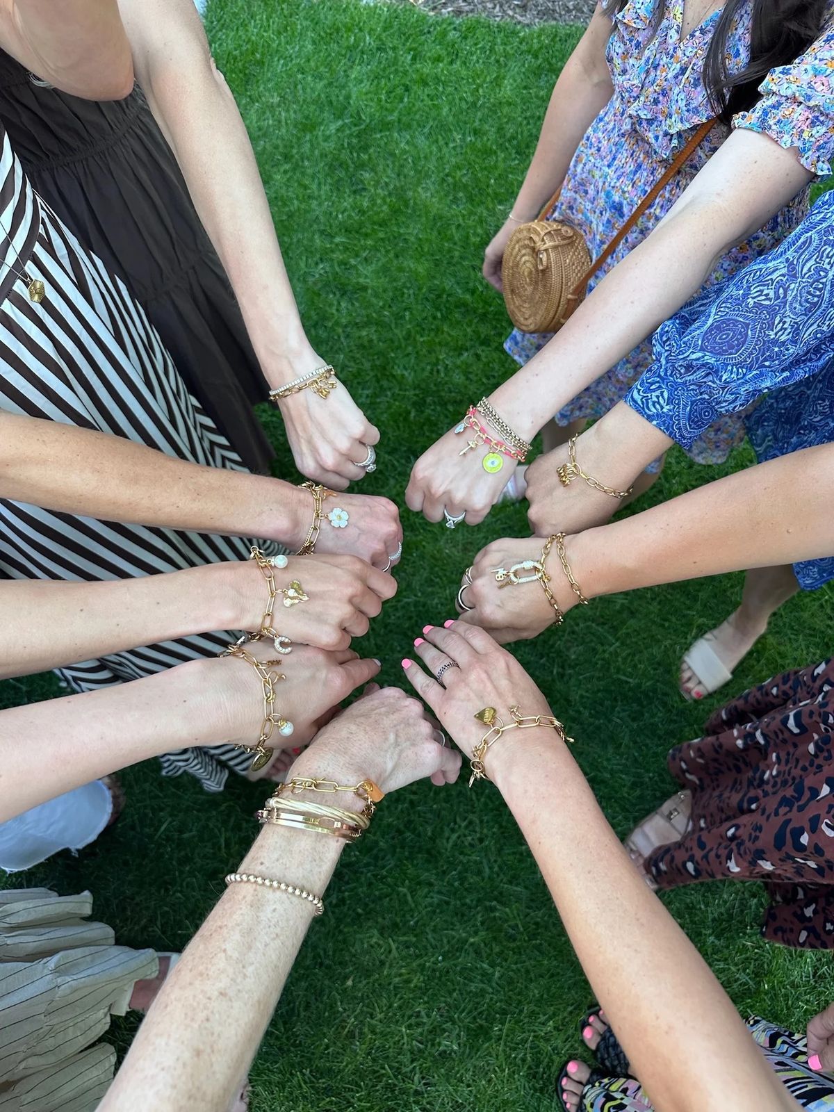 NEW Wine Wednesday Workshop: DIY Charm Bracelets with Goldfine Jewelry!