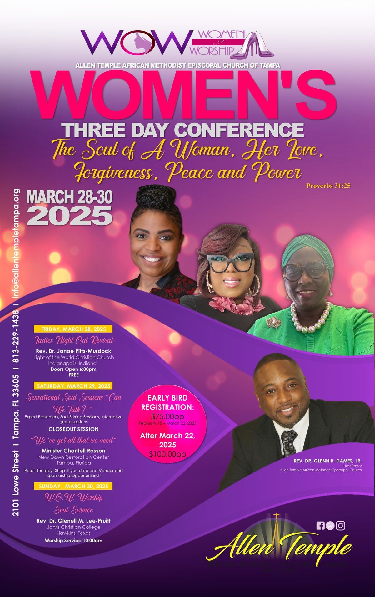 Women of Worship (WOW)- Three Day Women's Conference 