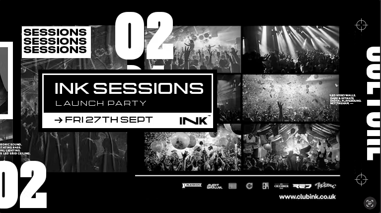 Ink Sessions - Every Friday \/ The Halloween Hangover