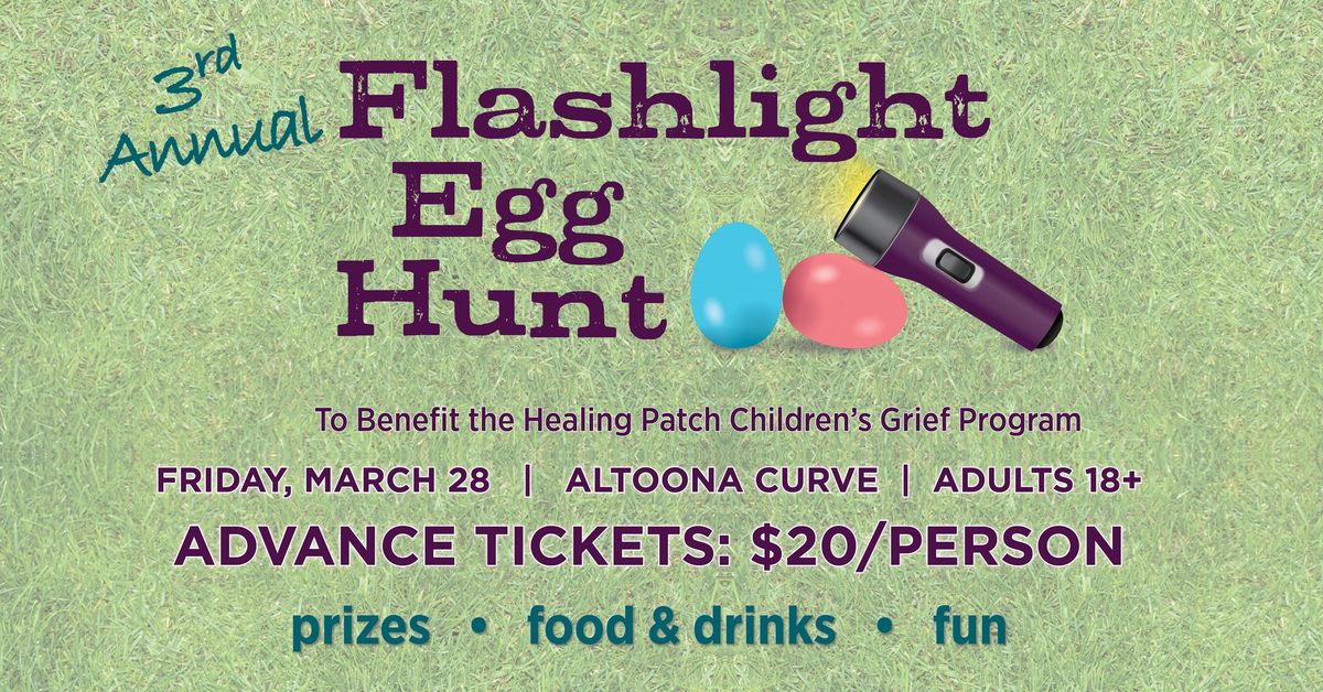 2025 Flashlight Egg Hunt to Benefit the Healing Patch