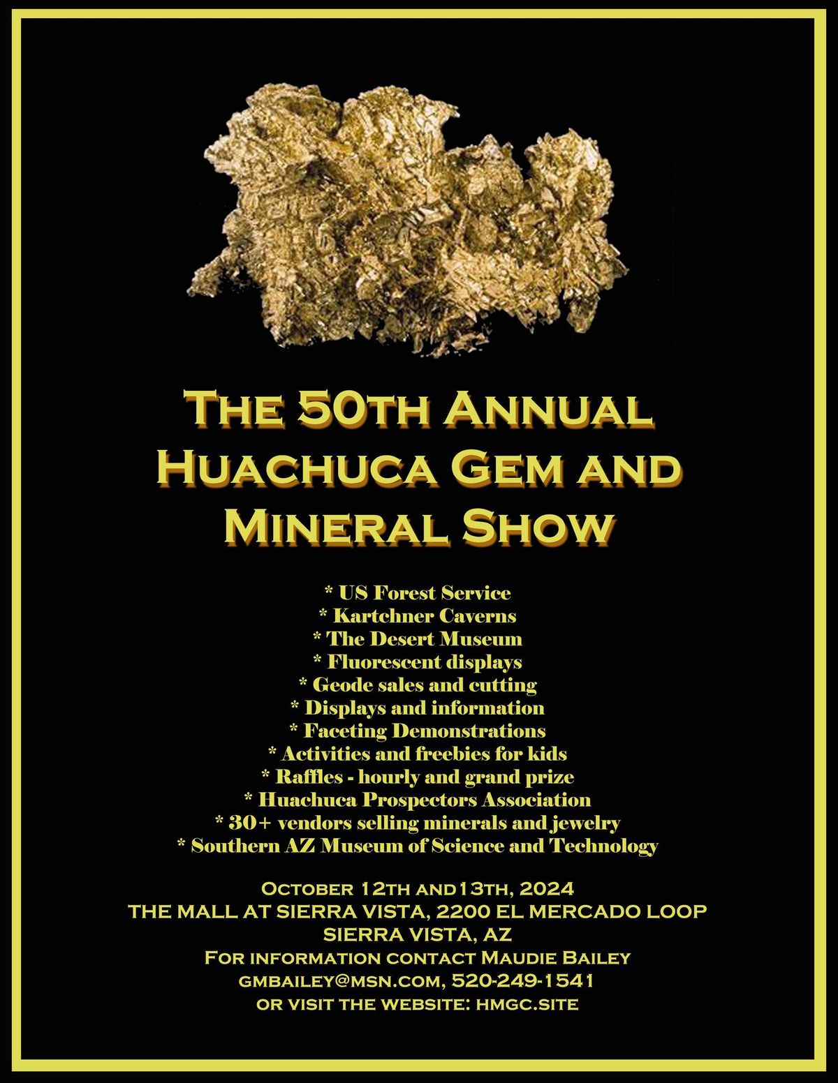 The 50th Annual Huachuca Gem and Mineral Show