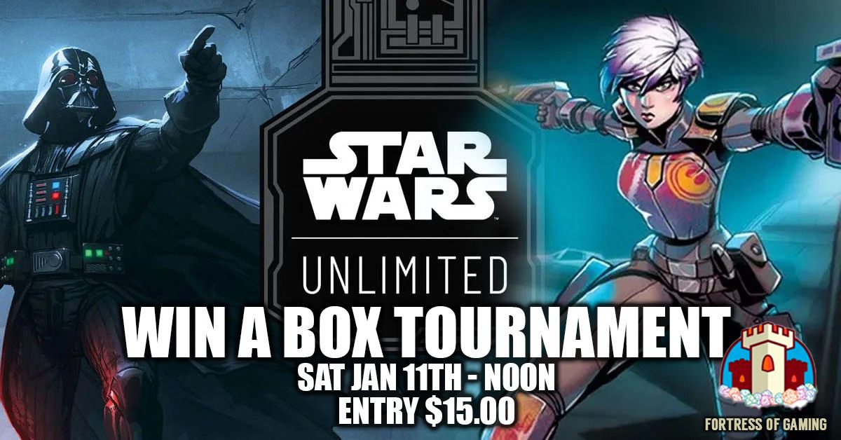 Star Wars Unlimited Monthly Win A Box