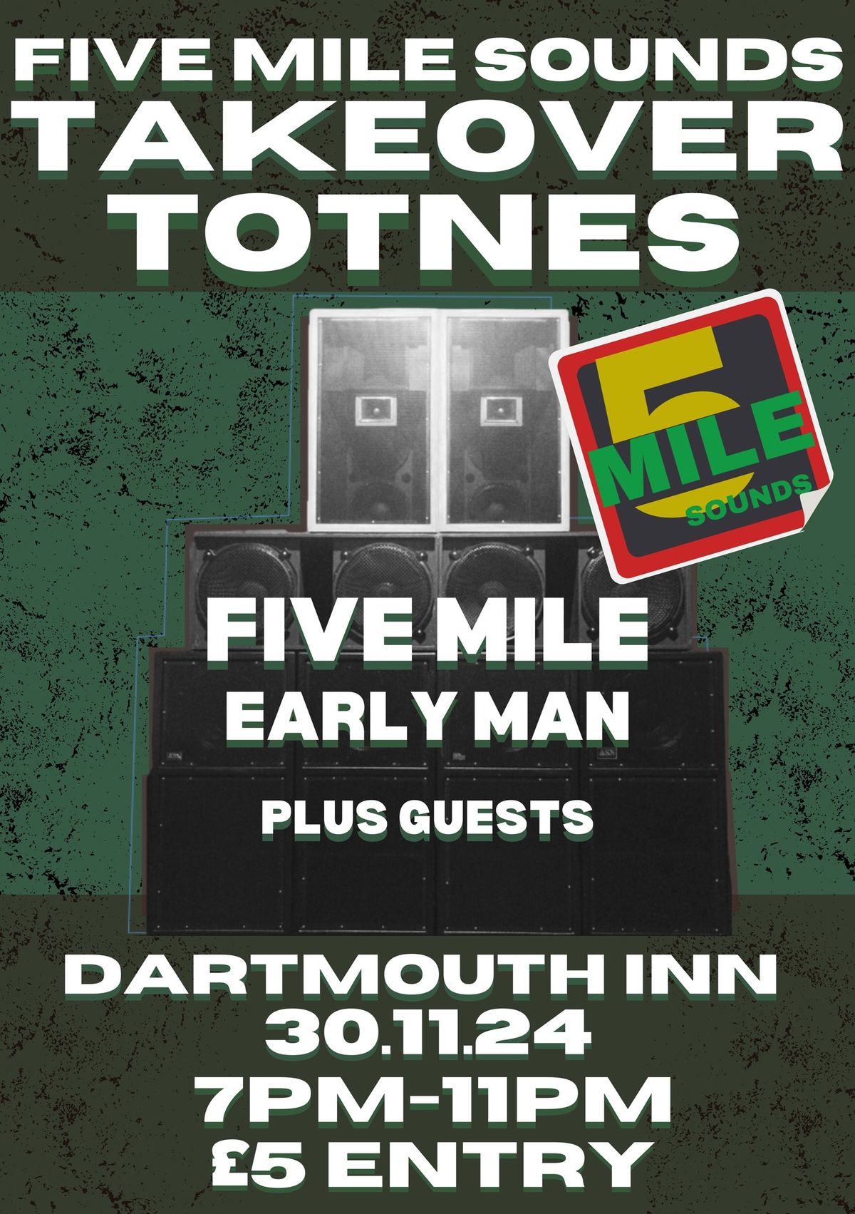 Five Mile Sounds Takeover Totnes