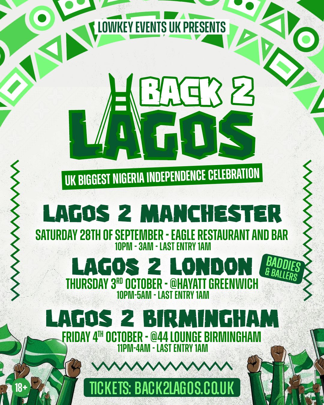 BACK2LAGOS | MANCHESTER BIGGEST NIGERIA INDEPENDENCE EVENT