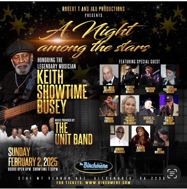 Robert T and J&B Productions Presents: A Night Among The Stars: Honoring Keith "Showtime" Busey