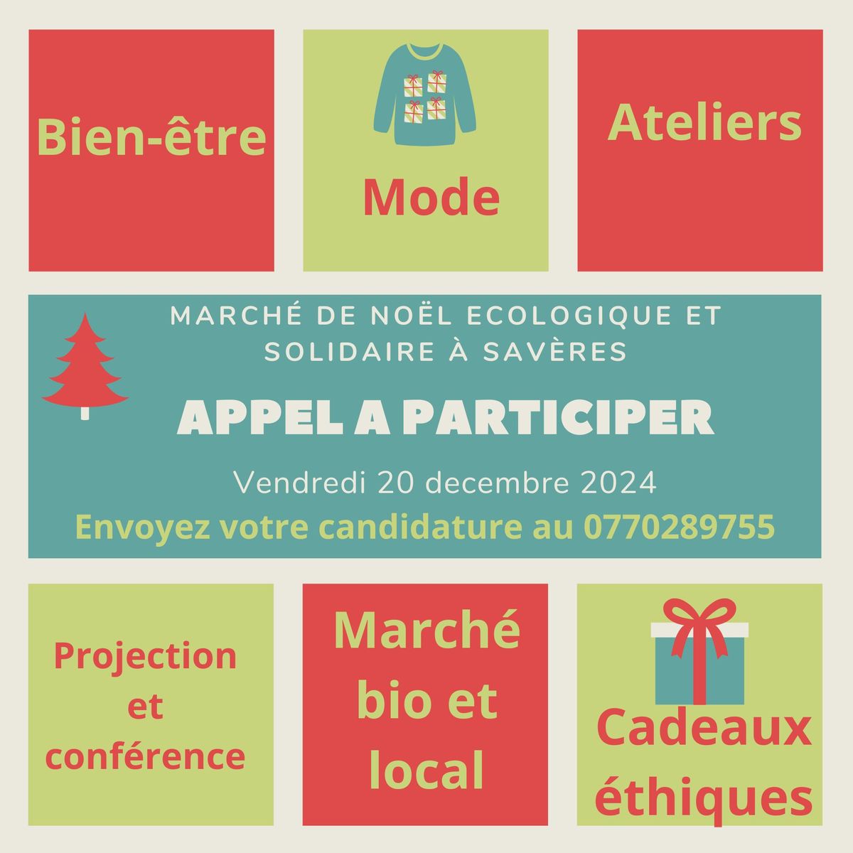 March\u00e9 de No\u00ebl \u00e9cologique et solidaire