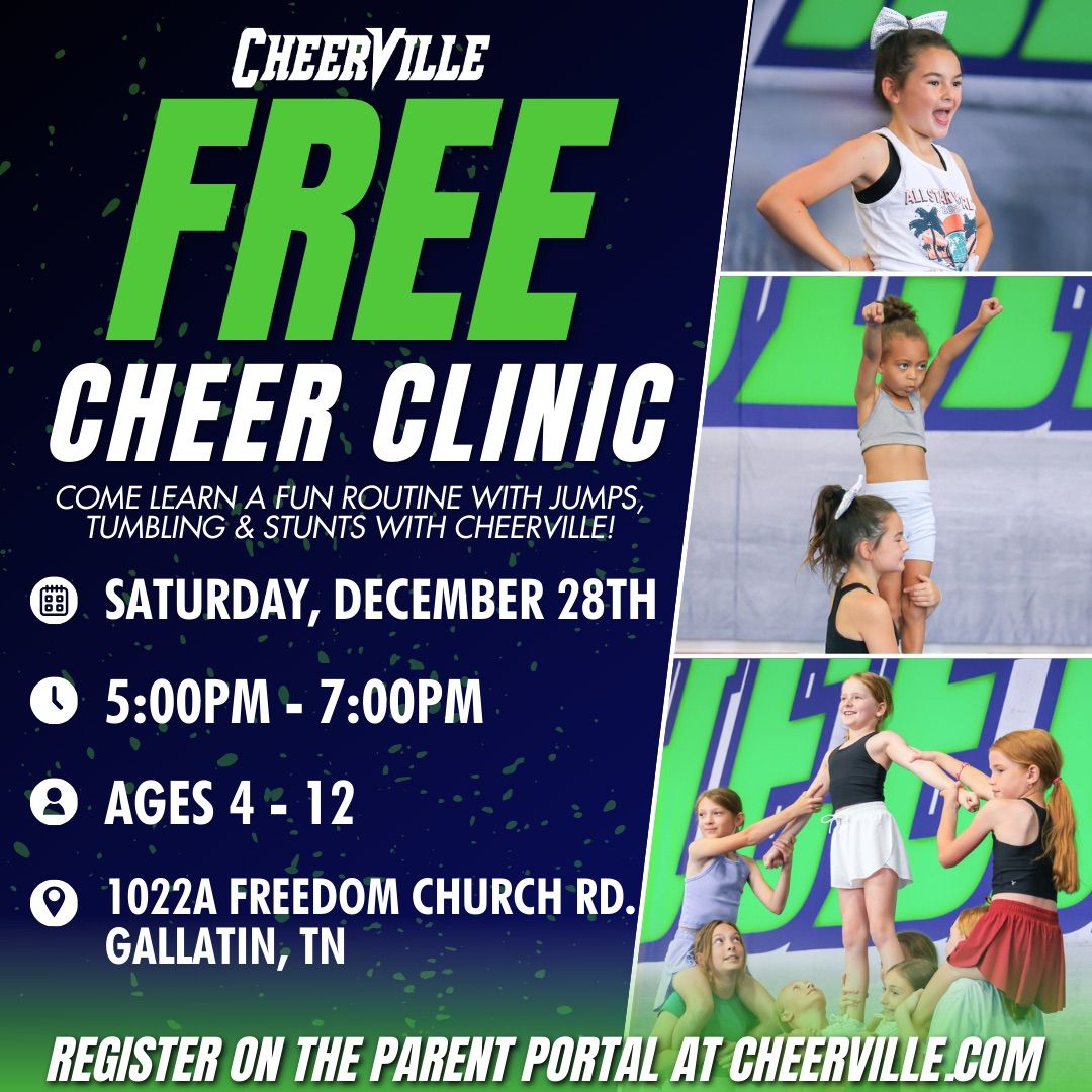 FREE Cheer Clinic