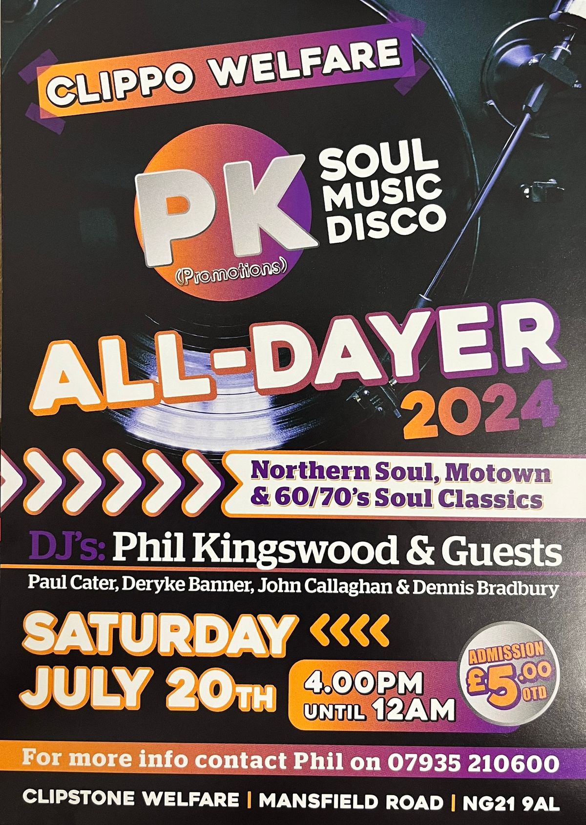 All dayer- Soul day with Phil Kingswood