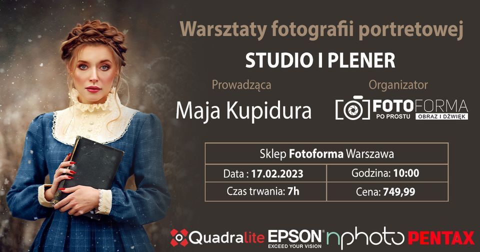 Warsztaty fotografii portretowej z Maj\u0105 Kupidur\u0105
