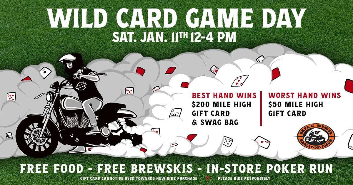 Wild Card \ud83c\udfc8 Game Day Saturday