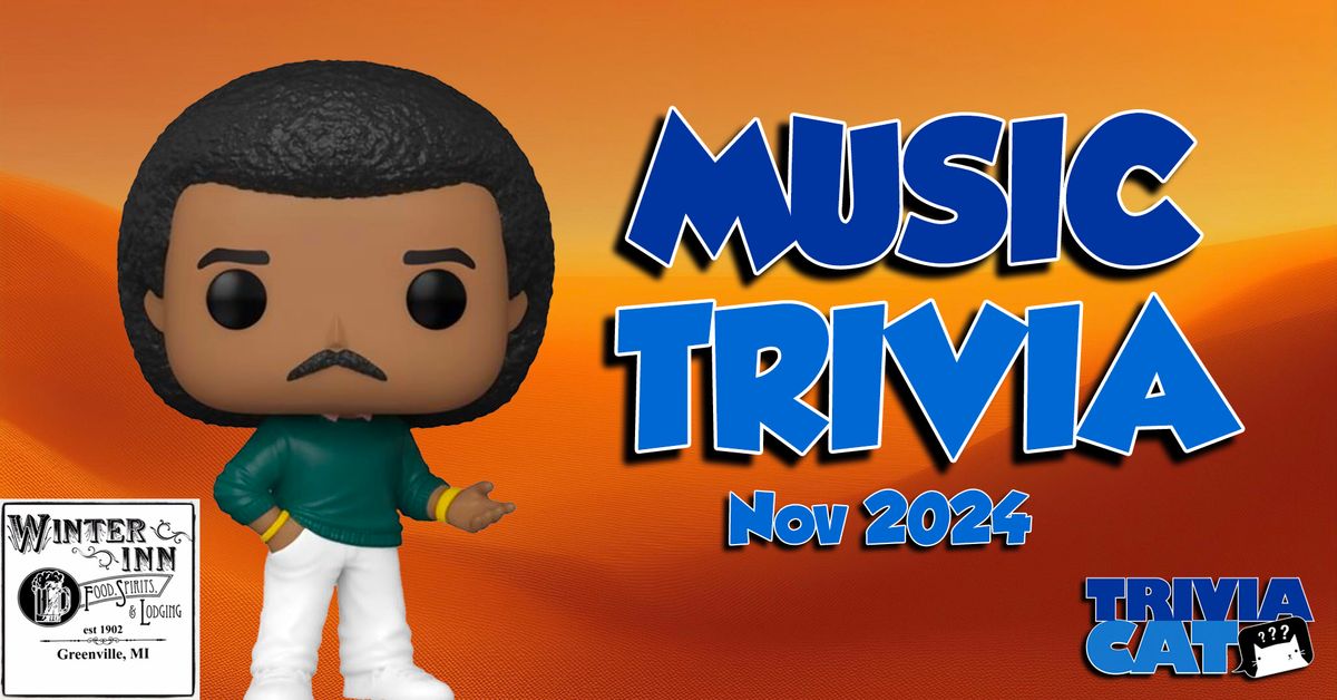 Greenville Music Trivia - Nov 2024 Edition