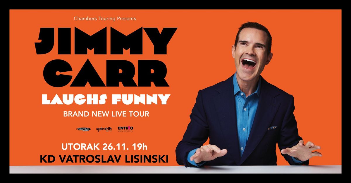 Jimmy Carr - Laughs Funny u Lisinskom!