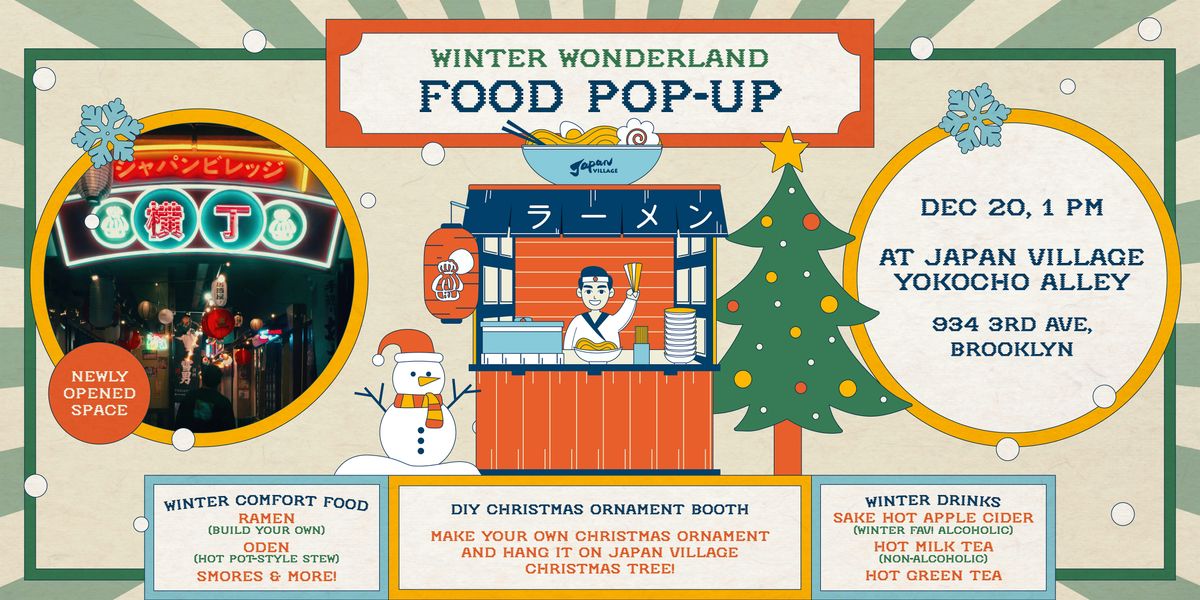 Winter Wonderland Food Pop Up