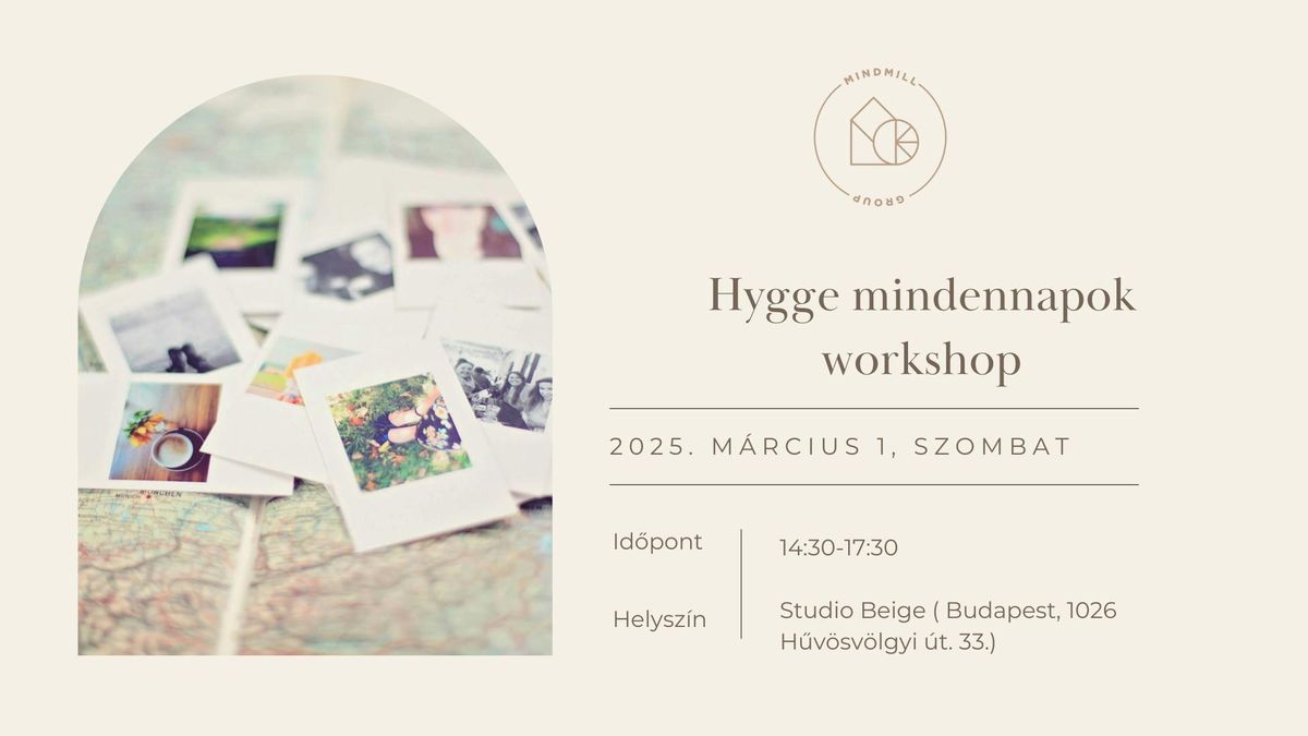 Hygge  mindennapok - workshop