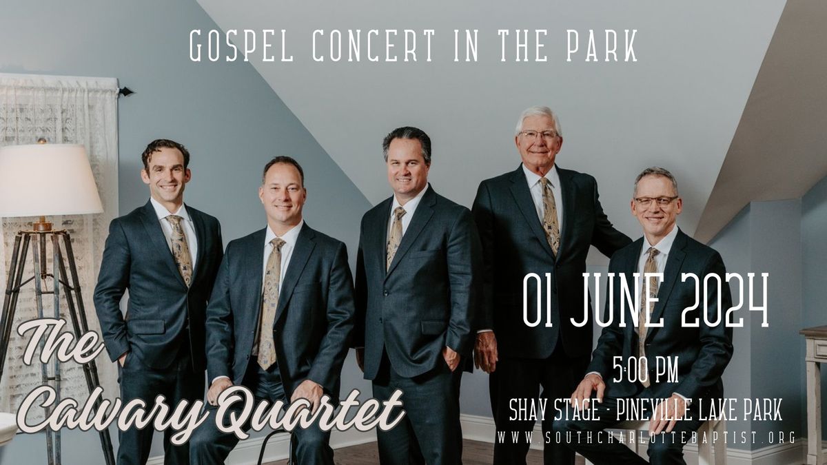 Gospel Concert in the Pineville Park
