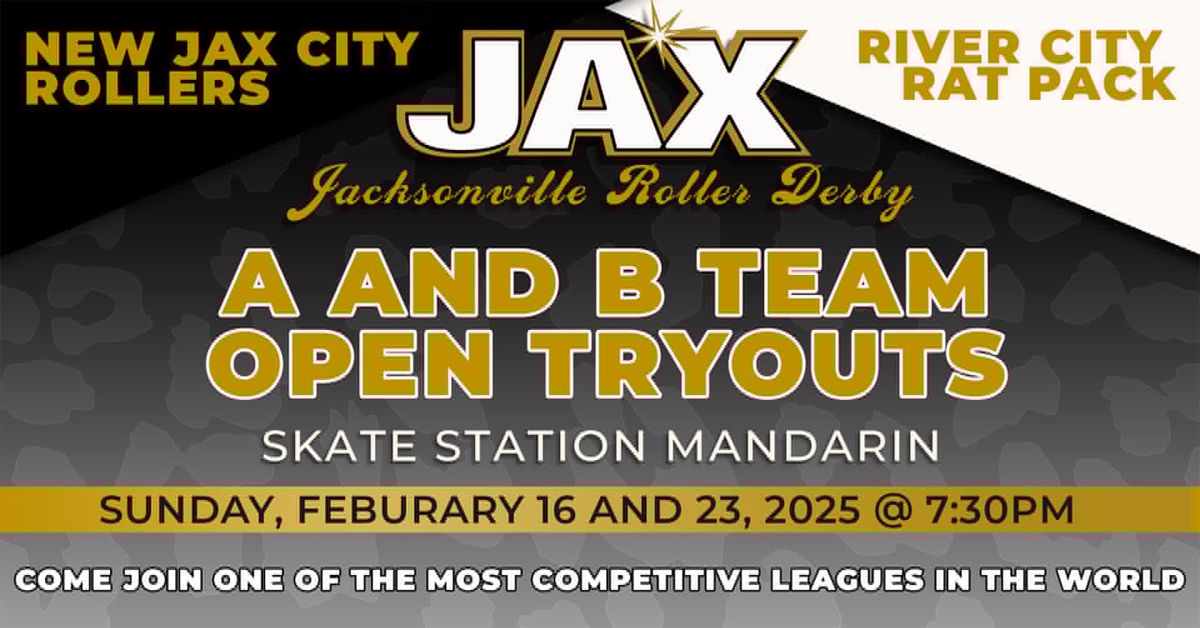 New Jax City Rollers & River City Rat Pack Tryouts