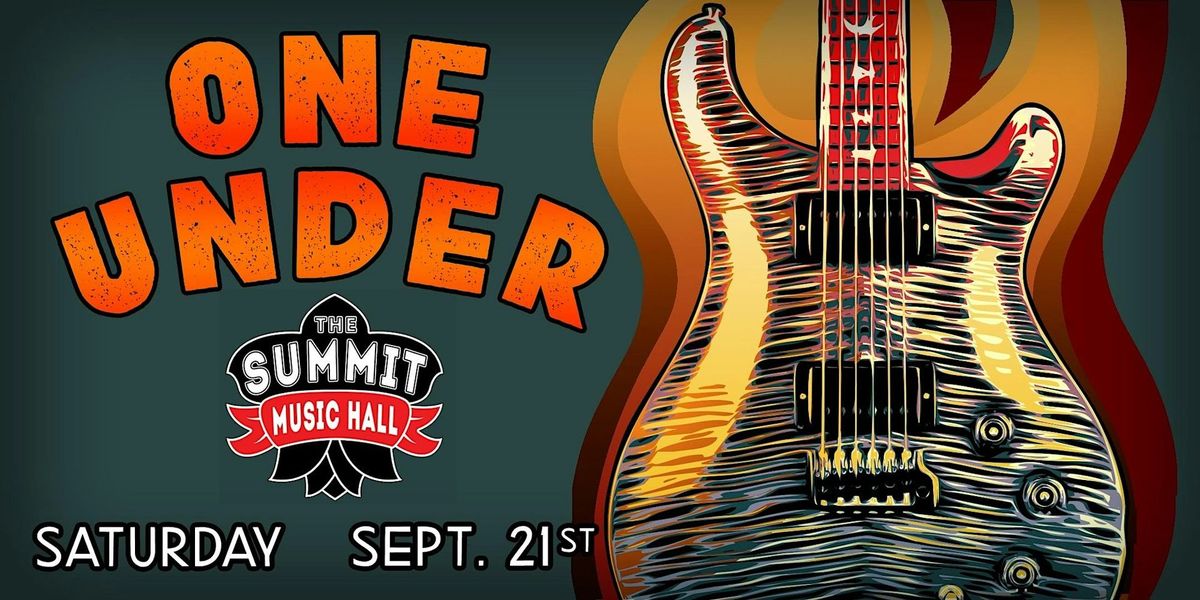 One Under (ft. Ed McGee) @ The Summit Music Hall, 9\/21\/24