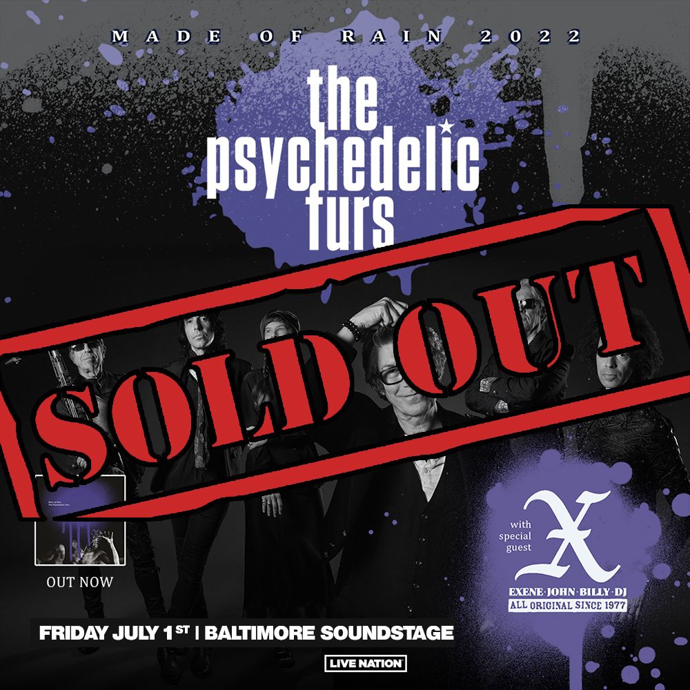 Psychedelic Furs at Uptown Theatre Napa