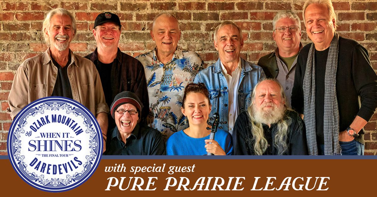 Ozark Mountain Daredevils: The Farewell Tour with special guest Pure Prairie League