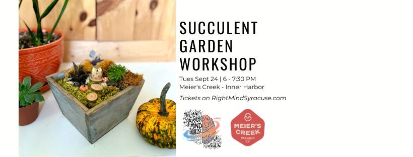 "Fall is a Hoot" Succulent Garden Workshop