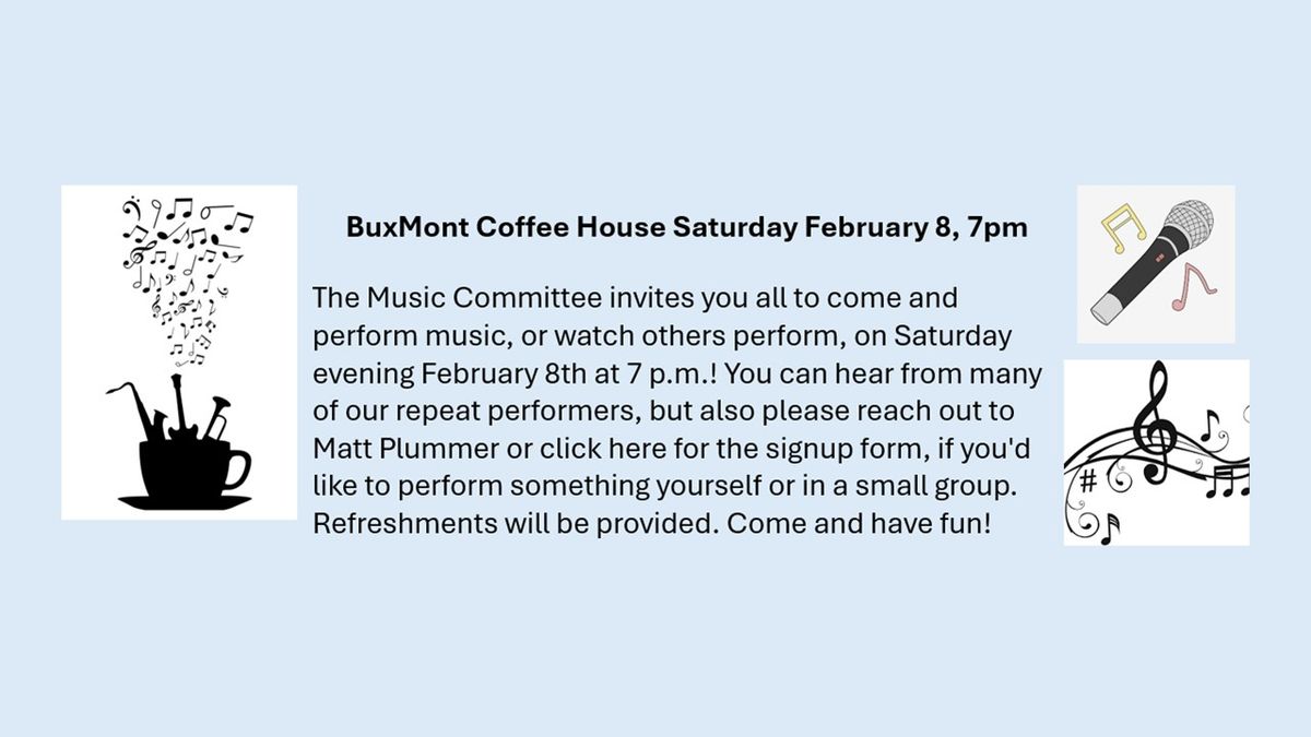 BuxMont Coffee House