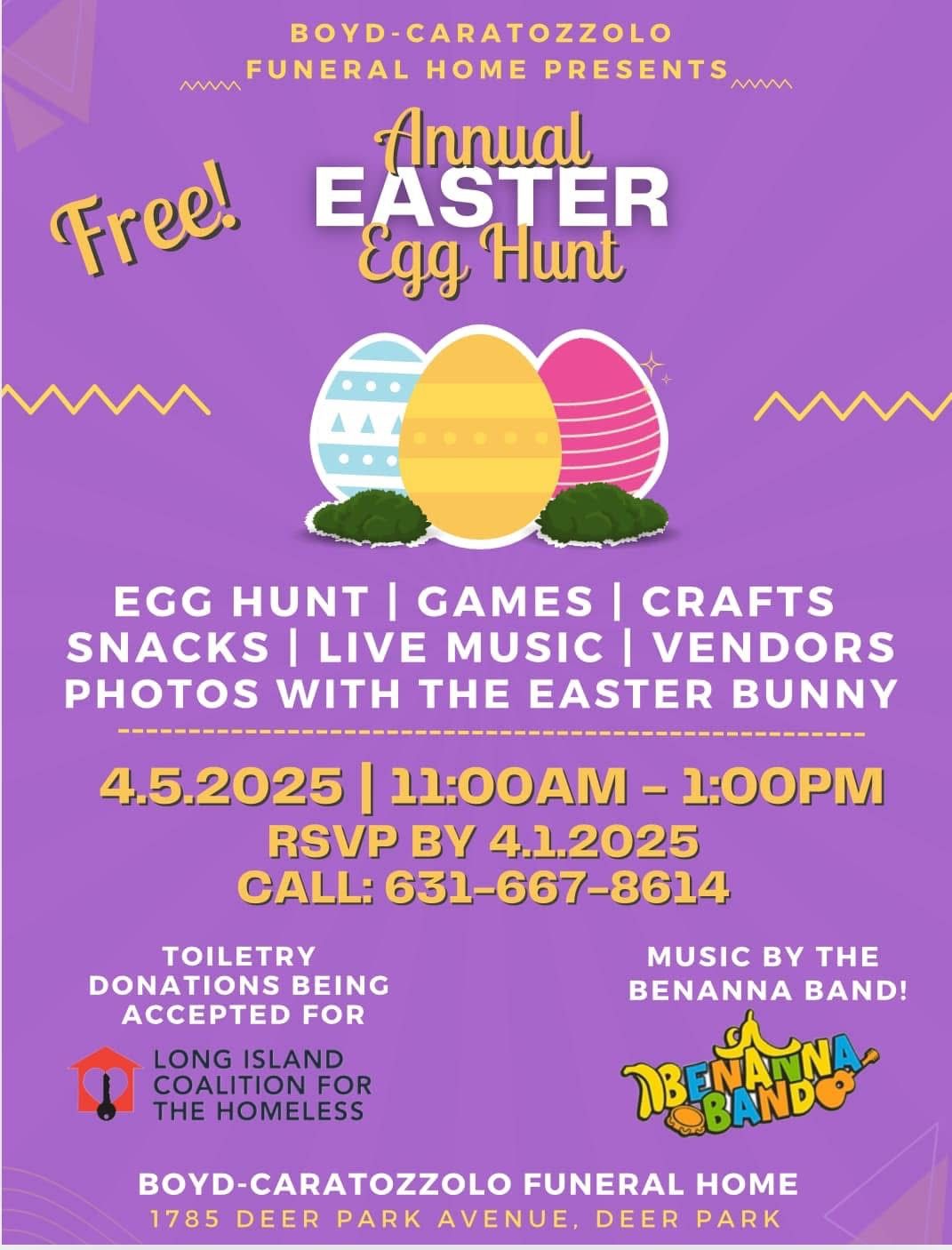 3rd Annual Easter Egg Hunt!