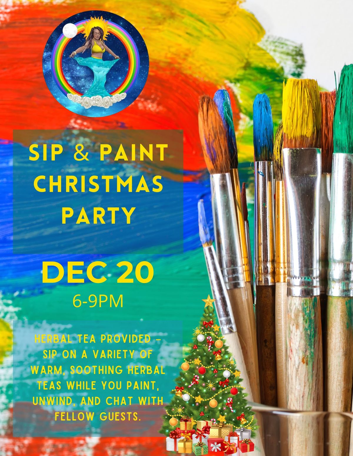 Sip & Paint Christmas Party