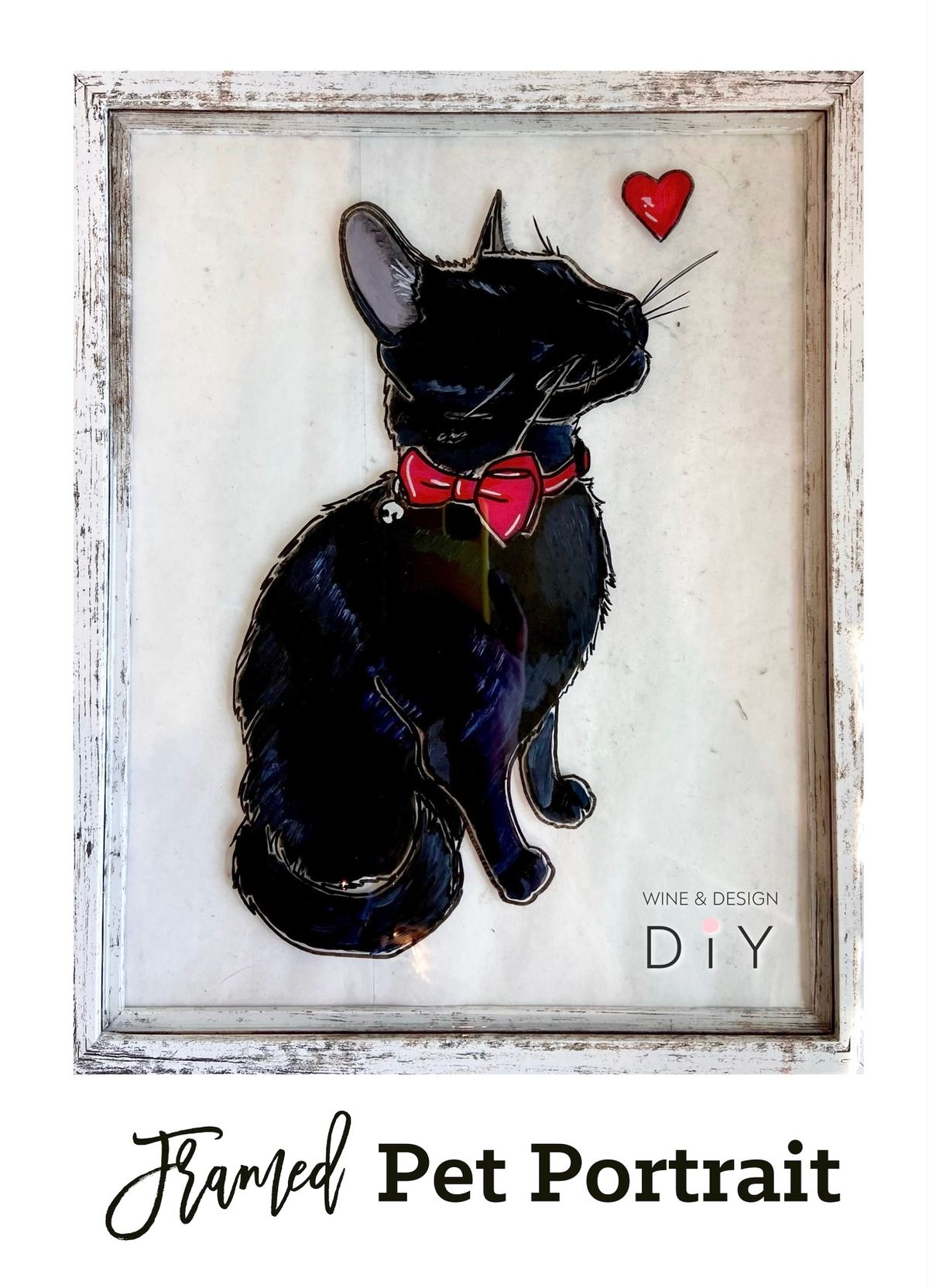 NEW Framed Pet Portrait on Plexi