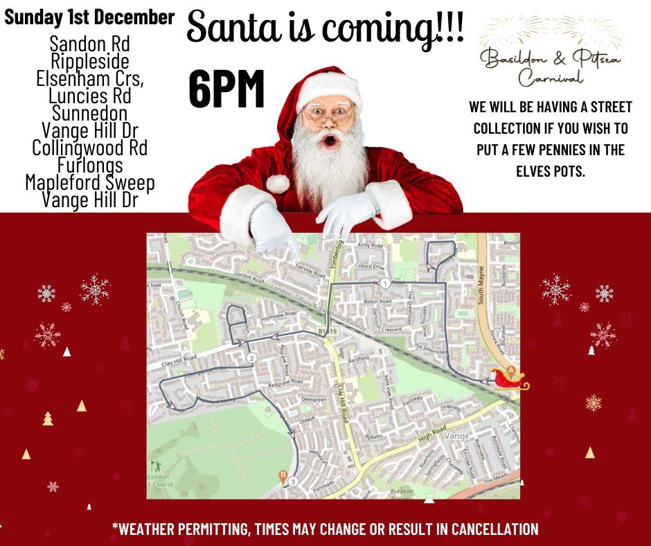 Santa Visits Pitsea & Vange