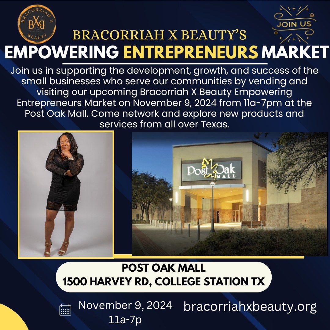 Bracorriah X Beauty's Empowering Entrepreneurs Market (inside)