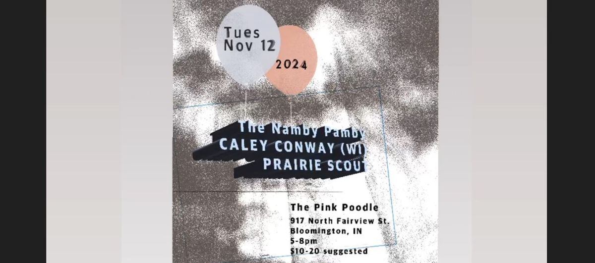 House Concert at The Pink Poodle - Caley Conway, Namby Pamby, and Prairie Scout