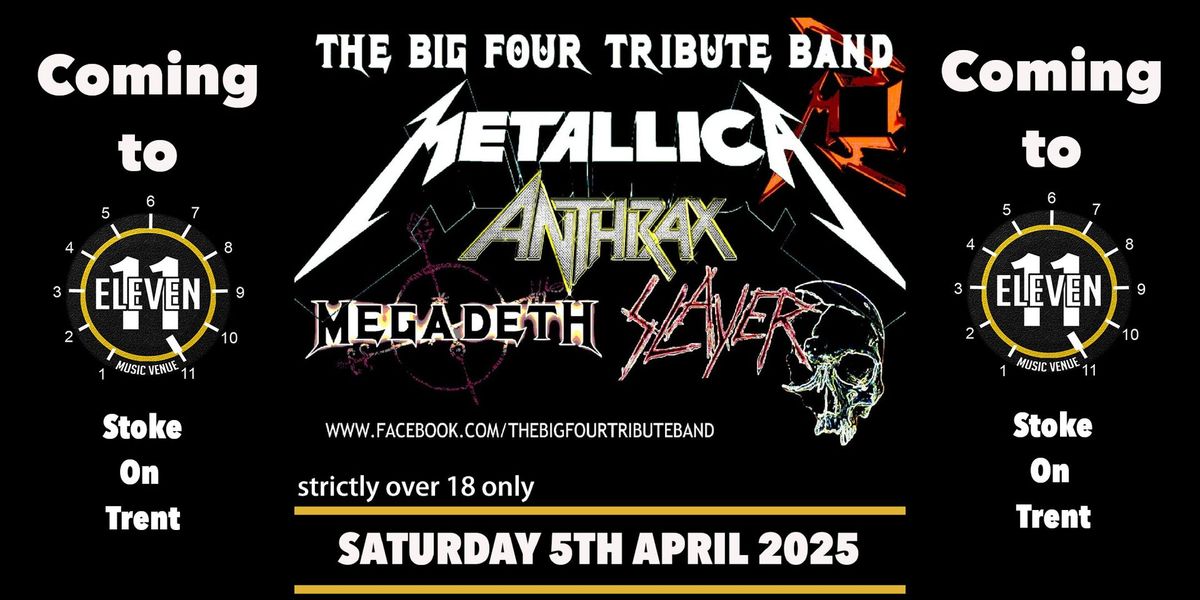 The Big Four tribute night live at Eleven Stoke