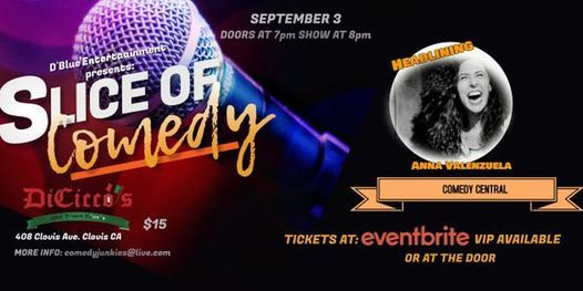 Slice of Comedy headlining Anna Valenzuela
