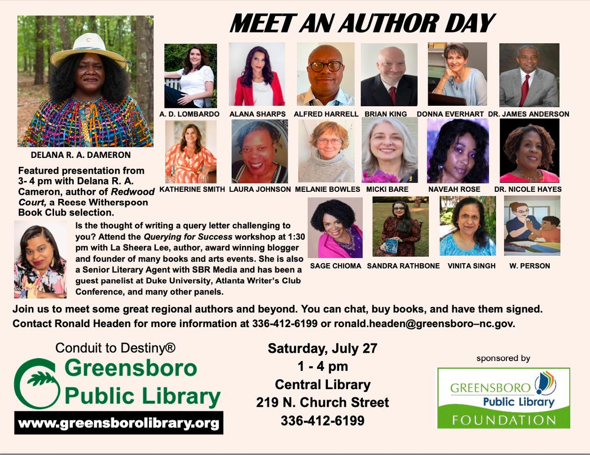 Meet an Author Day at Central Library