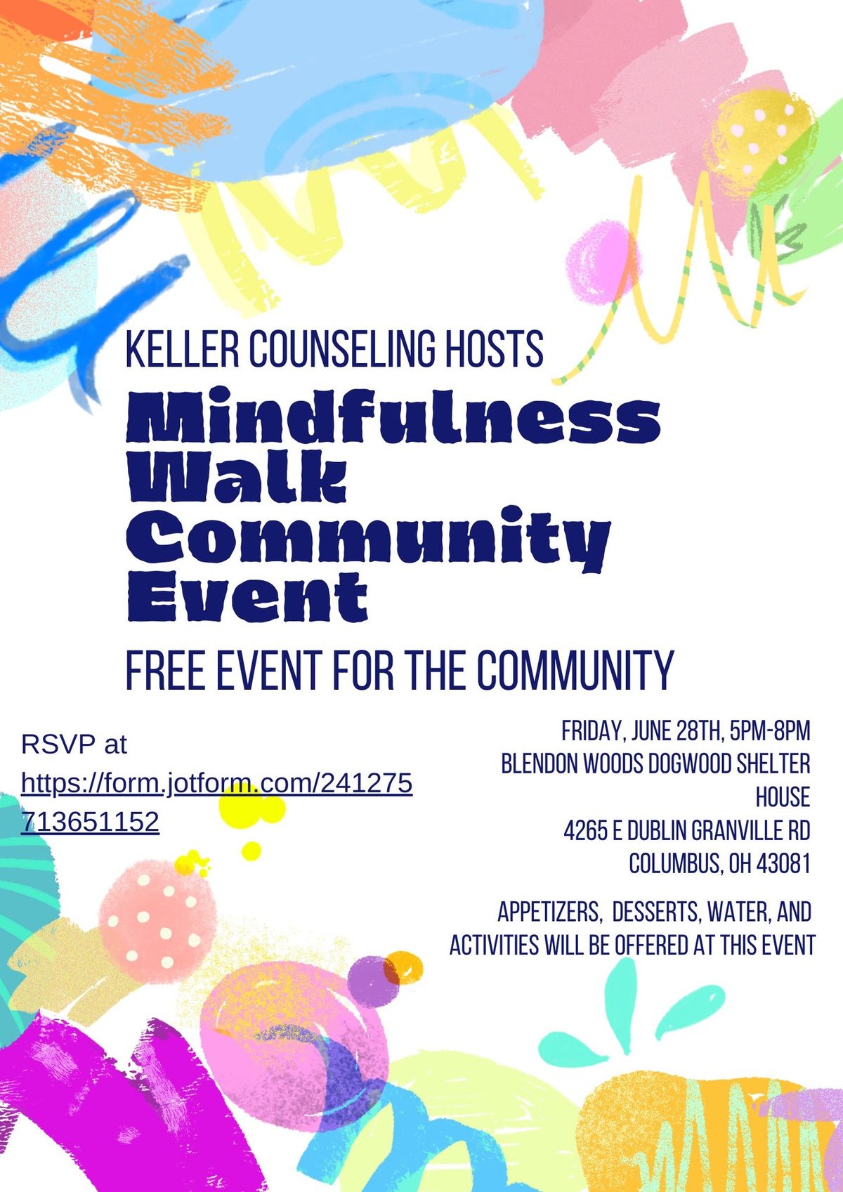Keller Counseling Mindfulness Walk Community Event