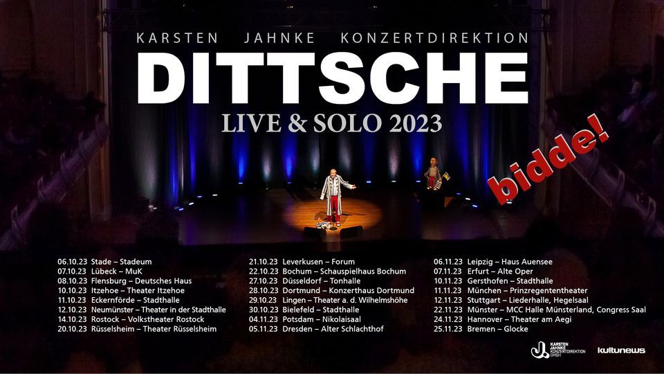 Dittsche | M\u00fcnchen | live & solo 2023
