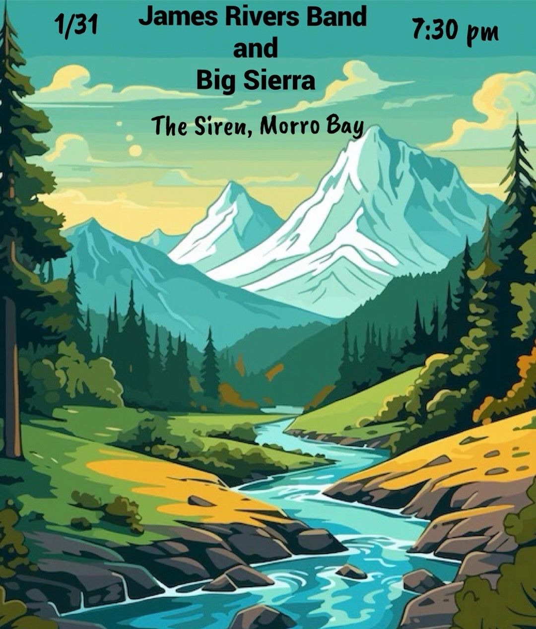 James Rivers Band with Big Sierra at The Siren