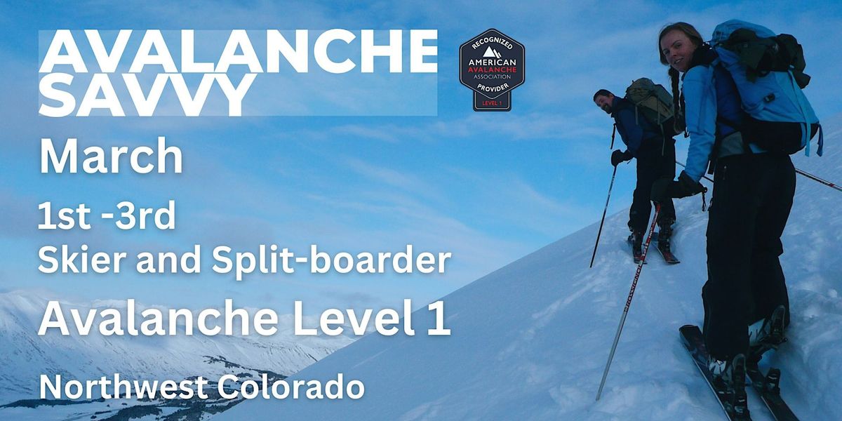 Avalanche Level 1: for Skiers and Split-boarders 1\/10 -1\/12\/2025