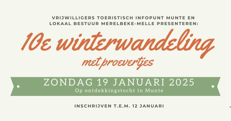 10e winterwandeling met proevertjes