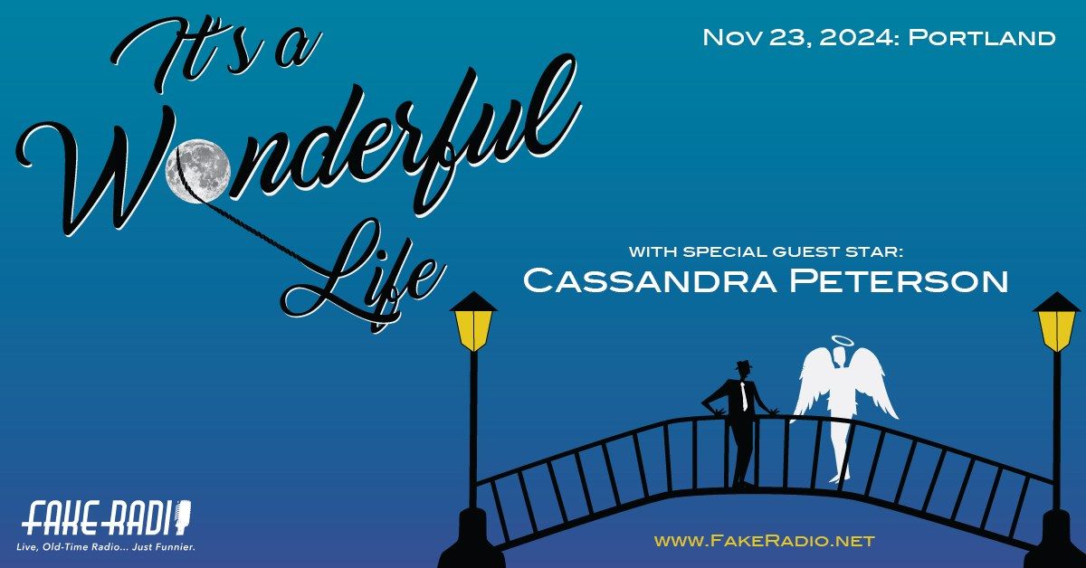 Cassandra Peterson (Elvira!) in... "It's a Wonderful Life"!!