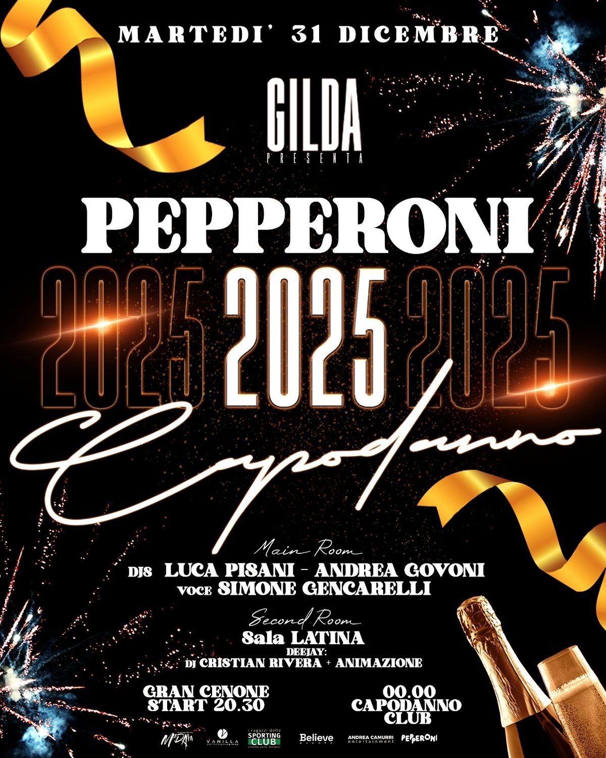 CAPODANNO 2025 - PEPPERONI - GILDA MODENA