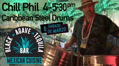 Steel Drums at Black Agave Tequila Bar Patio