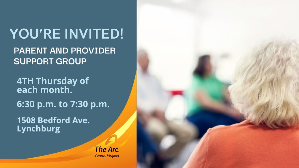 Parent & Provider Support Group