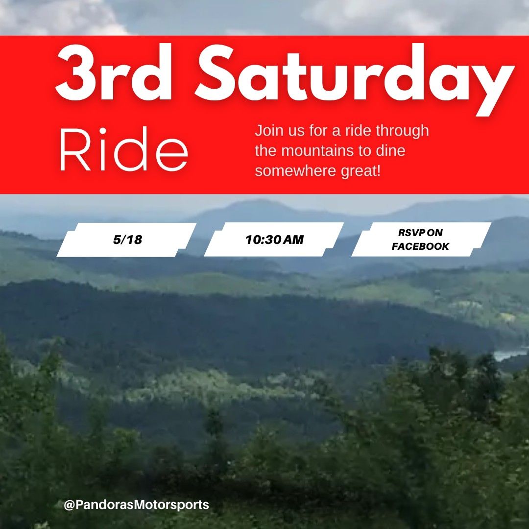 3rd Saturday Ride