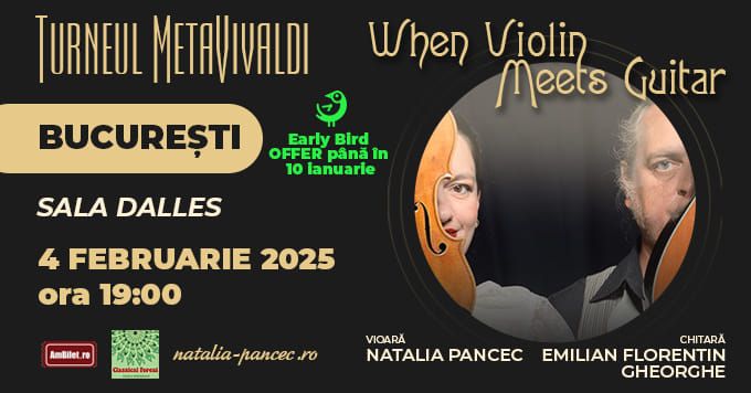 When Violin Meets Guitar METAVIVALDI @ Sala Dalles\n\n